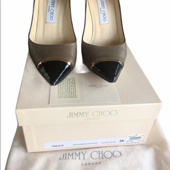 Jimmy Choos Size 39 Lilo Cap Toe - Picture 2 of 6